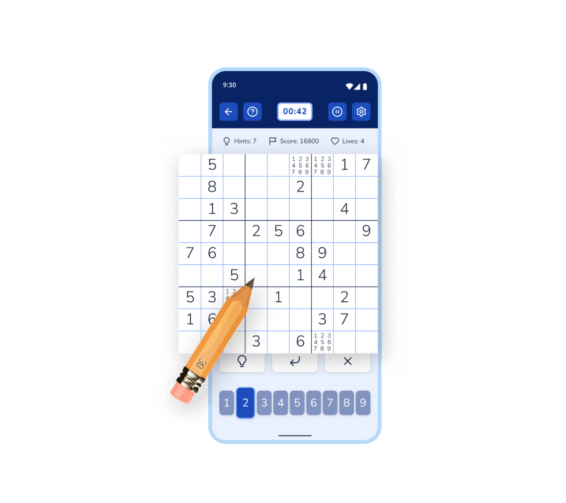 Sudoku Puzzles App illustration